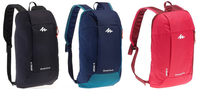 Quechua Arpenaz Rucksack für 2€ - 10 Liter, in verschiedenen Farben