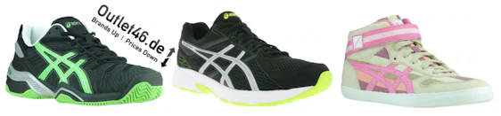 asics Sale bei Outlet46 - z. B. günstige Laufschuhe