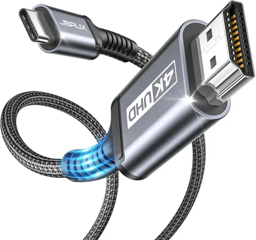 JSAUX USB-C-auf-HDMI-Kabel, 2 m, 4K bei 60 Hz