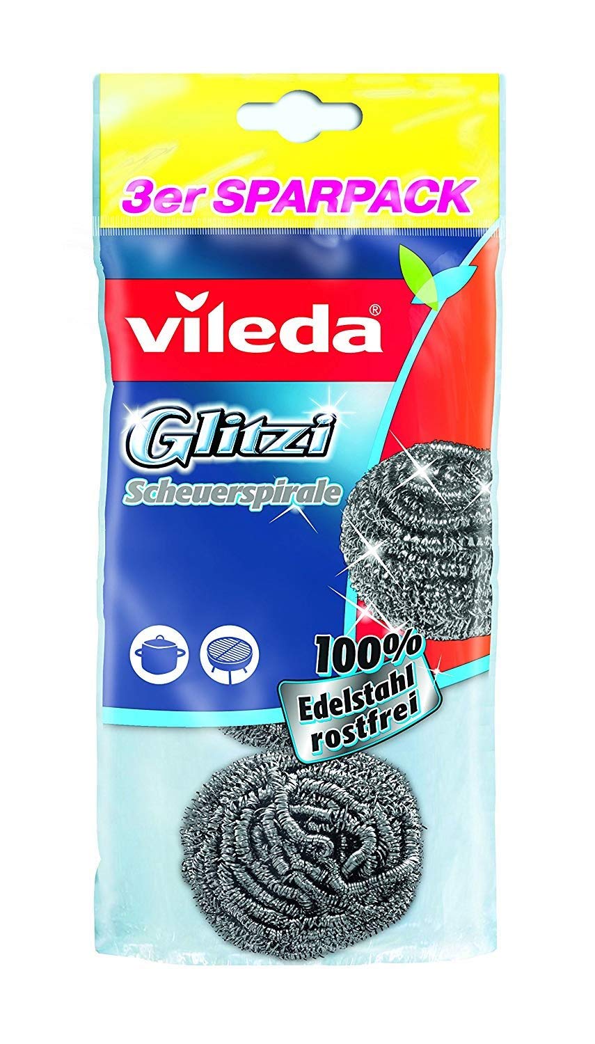 30x Vileda Glitzi Topfreiniger aus Edelstahl für 4,82 EUR [Vorbestellung]