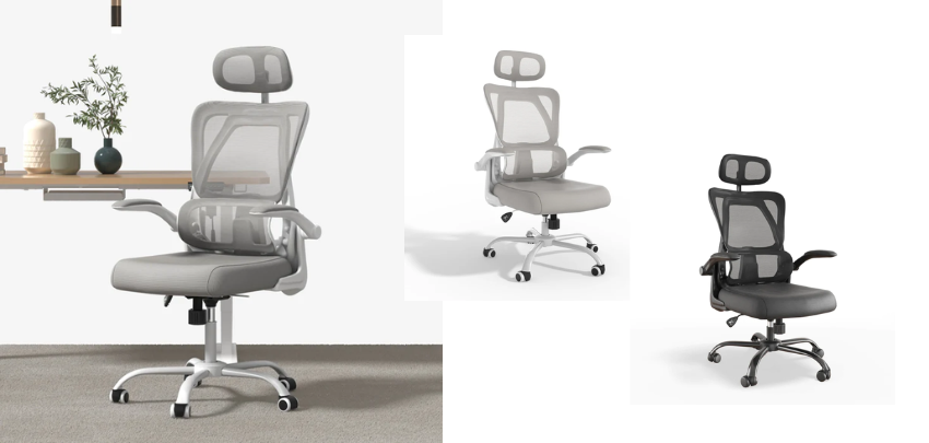 Furniwell Bürostuhl für 112€ - ergonomisch, verstellbare Rückenstütze, atmungsaktive Polster, versch. Farben