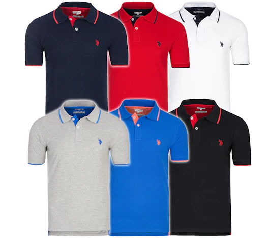 U.S. POLO ASSN. Shortsleeve Herren Poloshirts ab 16,99€ statt 32€