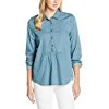 MUSTANG Damen Bluse Indigo Blouse Blau (Ink 563), 40