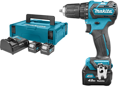 Makita DF332 + Makita BL1040B Akku für 156€ - 2-Gang-Akkubohrschrauber mit Extra-Akku
