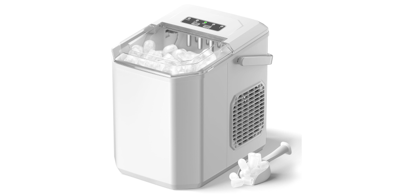 Acmeenjoy HZB-12/G Eiswürfelmaschine für 90€ - Professioneller Eisbereiter, 6 - 13 Min. Produktionszeit 