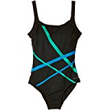 Nickey Nobel Damen Badeanzug 60.32.1950 Ladies Bathingsuit Crossed Lines - Grietje, 40