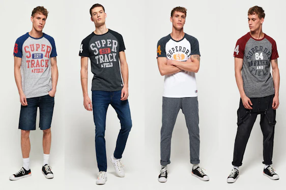Superdry Trackster Baseball T-Shirt