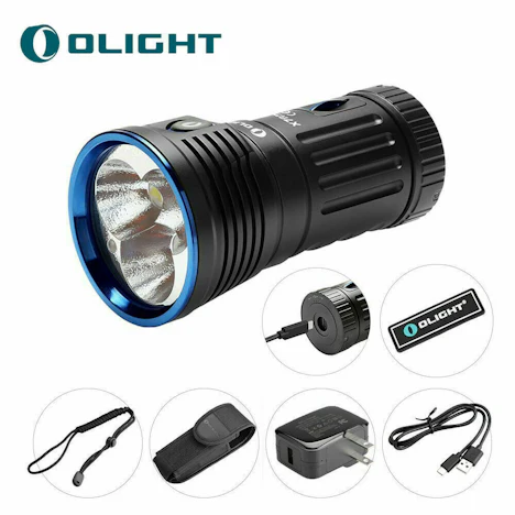 OLIGHT X7R Marauder LED Taschenlampe 12000 Lumen 380M Leuchtweiter 6Leuchtmodi