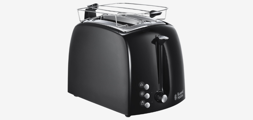 Russell Hobbs Toaster für 20€ - für 2 Scheiben, 6 Bräunungsstufen + Auftau- &amp; Aufwärmfunktion