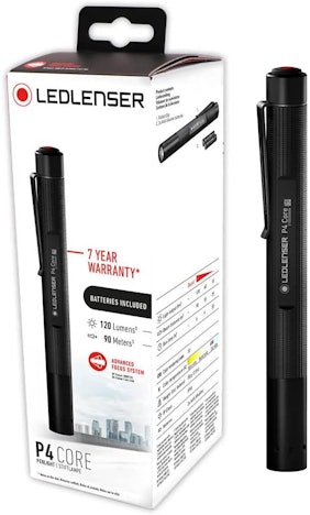 Ledlenser P4 Core für 13€ - Taschenlampe mit 6 Stunden Laufzeit, 120 Lumen (Prime)