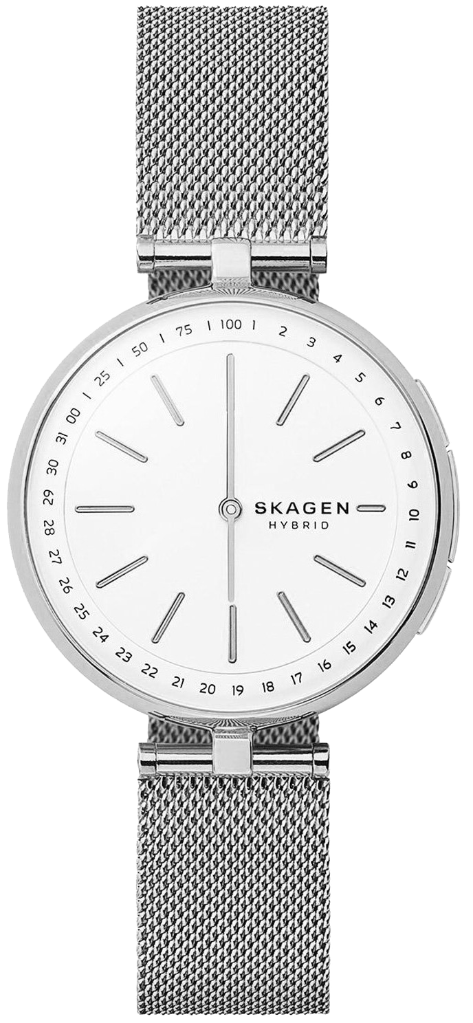 Skagen Signatur Connected T-Bar SKT1400 für 164€ - Unisex Hybrid Smartwatch [iOS, Android]