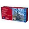 Konstsmide 1999-000 Baumkette mit weißen Topbirnen / für Außen (IP44) / 230V Außen / 25 klare Birnen / grünes Kabel