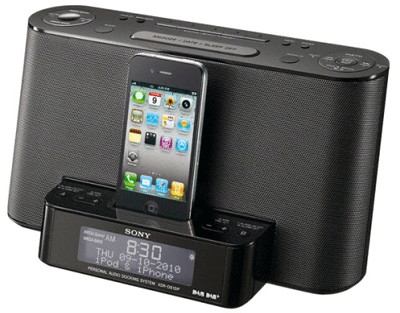 Sony XDR-DS12iP für 78€ - Lautsprecher-Dock DAB/DAB+ für iPod/iPhone
