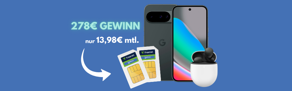 GRATIS Pixel Buds & 278€ GEWINN 🤯📱 Google Pixel 10 mit 2x 15GB Telefonica Allnet-Flat