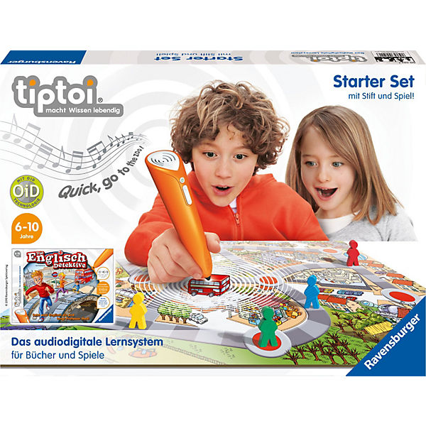 Ravensburger tiptoi Starter-Set mit Stift und Spiel "Die Englisch-Detektive" für 28€