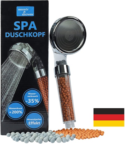 SPA Duschkopf - Filterfunktion - gefühlt mehr Wasserdruck - 3 Duschmodi