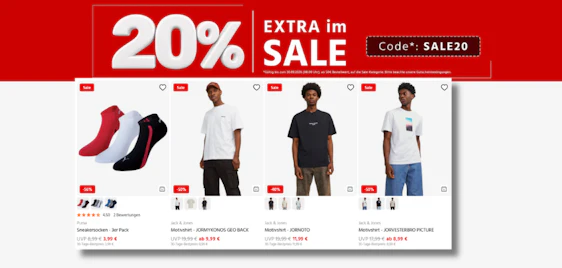 Mit Gutschein 🛍️ 20% Extra-Rabatt auf den Sale bei Denimfy