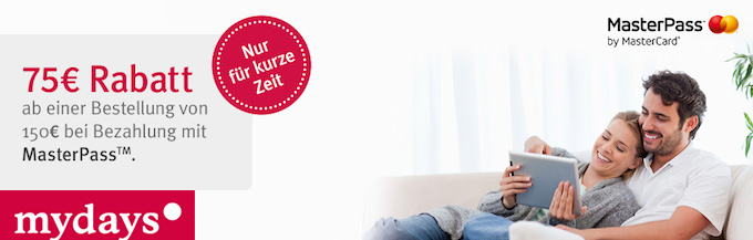 75€ Rabatt auf Erlebnis-Buchungen bei Mydays – z.B. Fallschirm-Tandemsprung für 124€