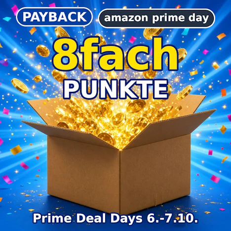 Payback: 8fach °Punkte bei Amazon zu den Prime Deal Days (6.-7.10., ggf. personalisiert)