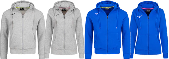 Mizuno Multisport Kapuzenjacke - für Frauen und Männer, in zwei Farben