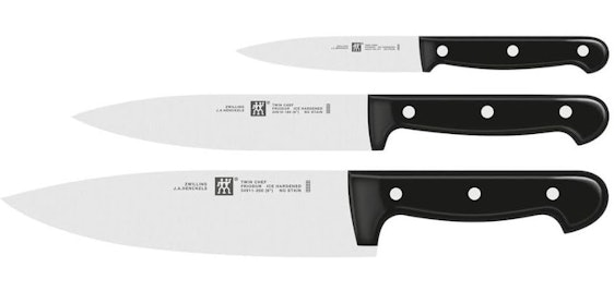 Zwilling Twin Chef für 57€ - 3-teiliges Messerset, rostfrei