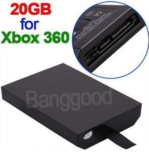 Xbox 360 Slim: Festplatte 20GB für 15€