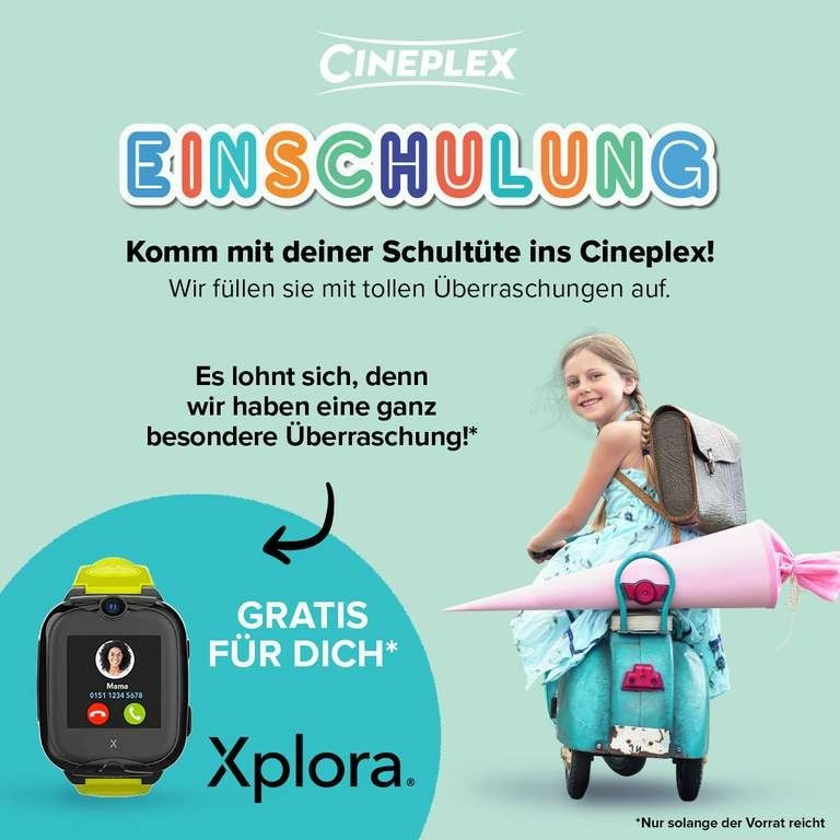 Gratis Xplora Smartwatch – Einschulungsaktion in Cineplex-Kinos: Schultüten kostenlos füllen 🤩