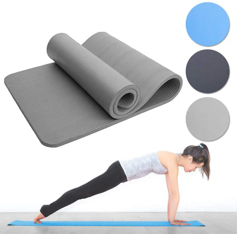 wolketon Gymnastikmatte, Yogamatte, 190 x 60 x 1.5cm