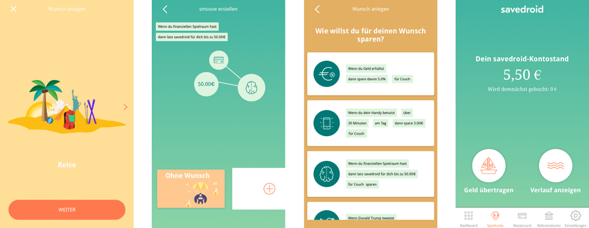 Savedroid Erfahrungen – Sparen nach selbstgewählten Ereignissen