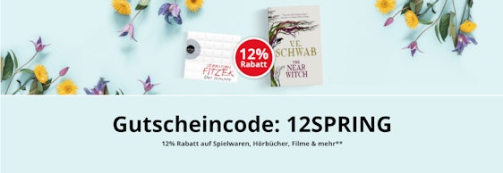 12% Rabatt auf Spielwaren, Filme, Hörbücher und vieles mehr bei Bol.de 🎧