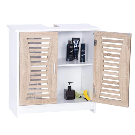 WOLTU Waschbeckenunterschrank, 60x30x60,5cm(BxTxH)