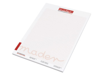 Gratis Notizblock bestellen