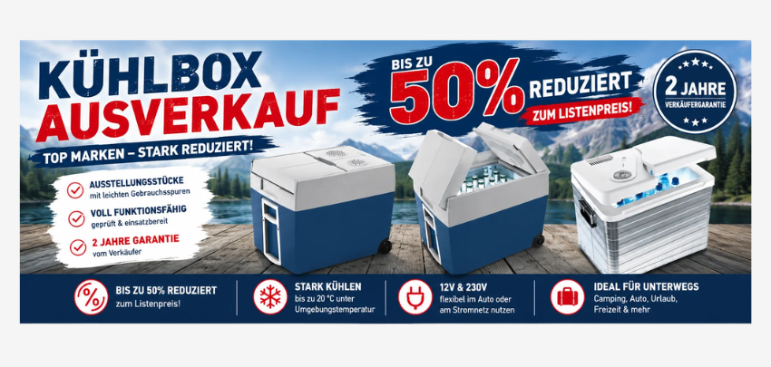 Eiskalt sparen! 🧊 Mobicool Kühlboxen-Sale im DealClub ab nur 30€ 🚗
