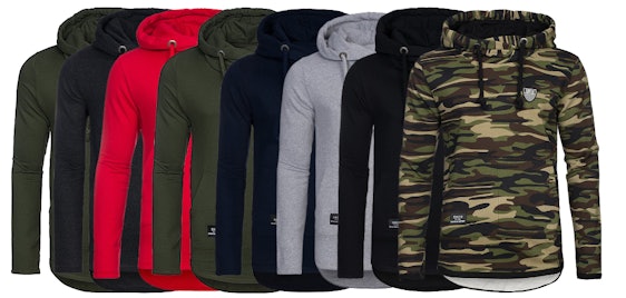 Spartans History Hoodie für 13€ - Kapuzenjacke in 6 verschiedenen Farben