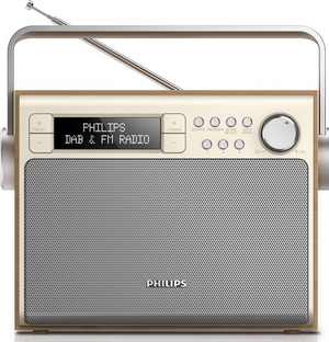 Philips AE5020/12 Radio für 48€ - digitaler UKW-Tuner, DAB+, Akku-/Netzbetrieb, 3W RMS