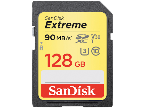 SanDisk Extreme SD UHS-I U3 V30 SDXC - 128GB (SDSDXVF-128G-GNCIN) für 24,- EUR inkl. Versand