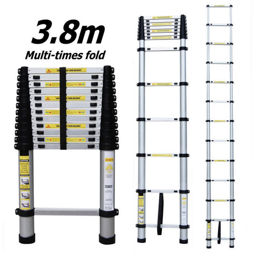 ALU Teleskopleiter 3,8m für 56,99 EUR inkl. Versand