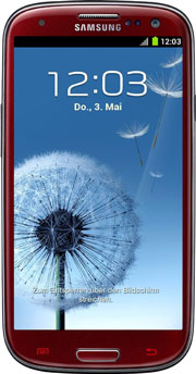 Samsung Galaxy S3 16GB in rot für 345€