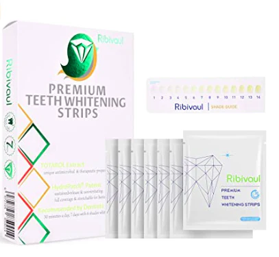 Zahnaufhellung White Strips Bleaching Zähne