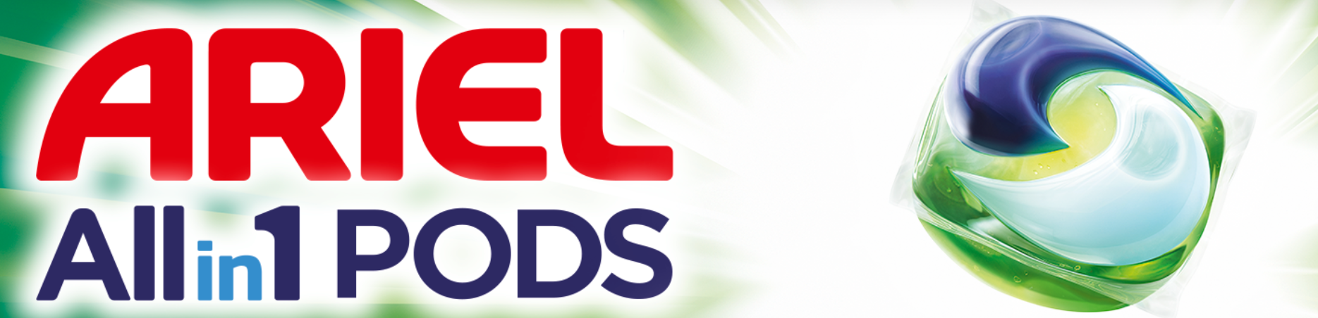 Ariel All-in-1 Pods und Ariel Flüssig kostenlos testen (GzG) - große Auswahl an Aktionsprodukten
