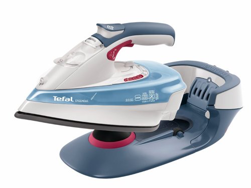 Tefal FV 9910 Dampfbügeleisen Freemove (2400 W, kabellos) blau-weiß ab 47,29€