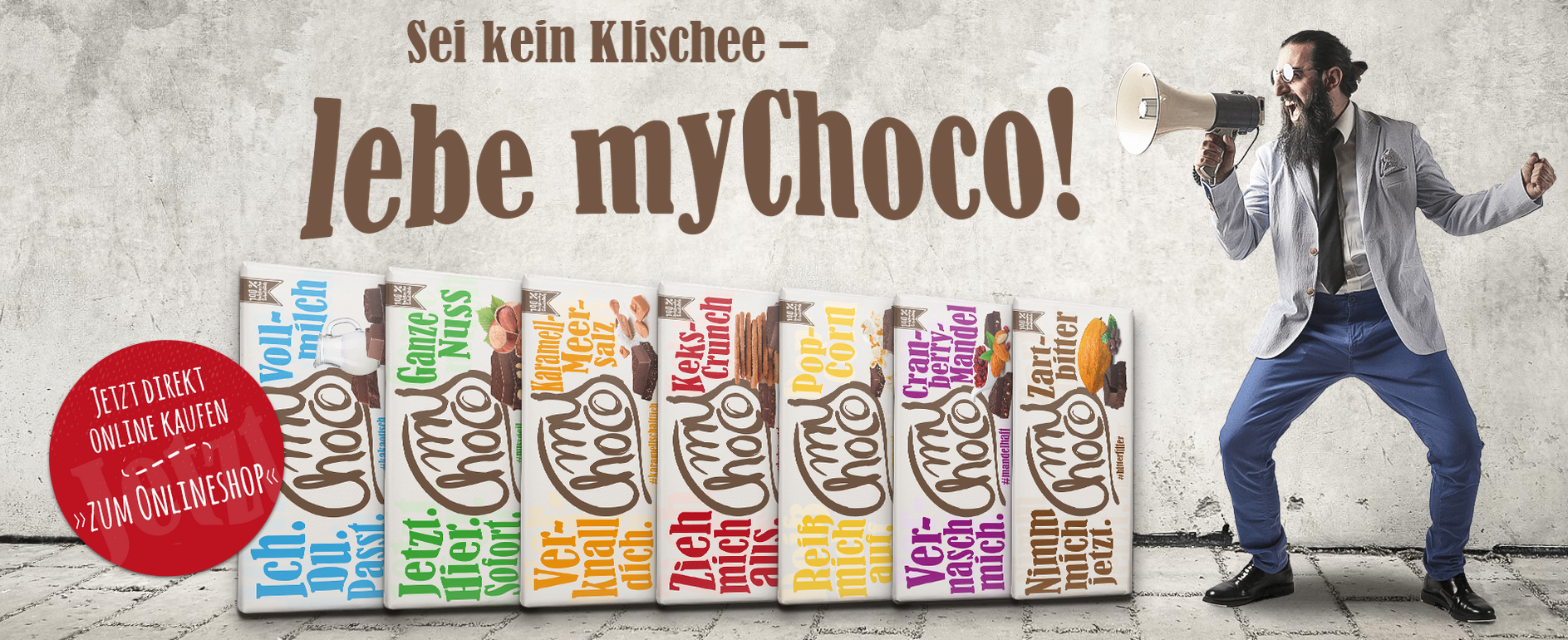 Letzter Tag! 5€ Rabatt bei myChoco 🍫 - z.B. 2,5kg (14 Tafeln!) Schoko-Vorrat für 27€ 😍