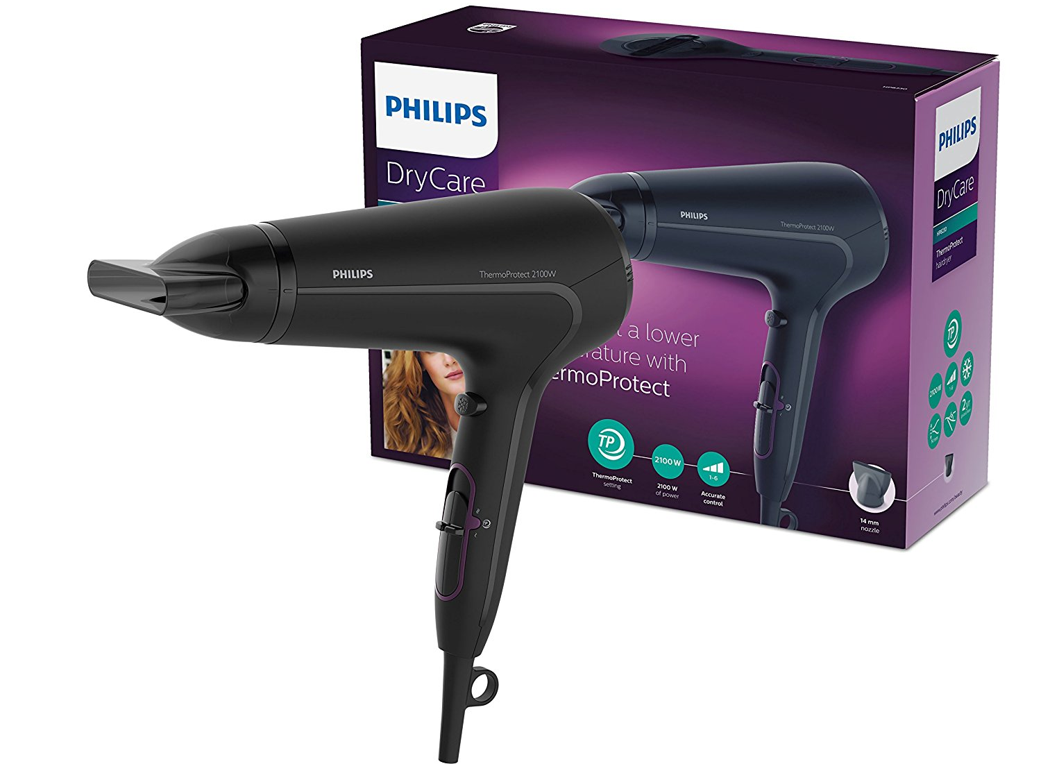Philips ThermoProtect HP8230 für 15€ - Haartrockner mit 2100 Watt
