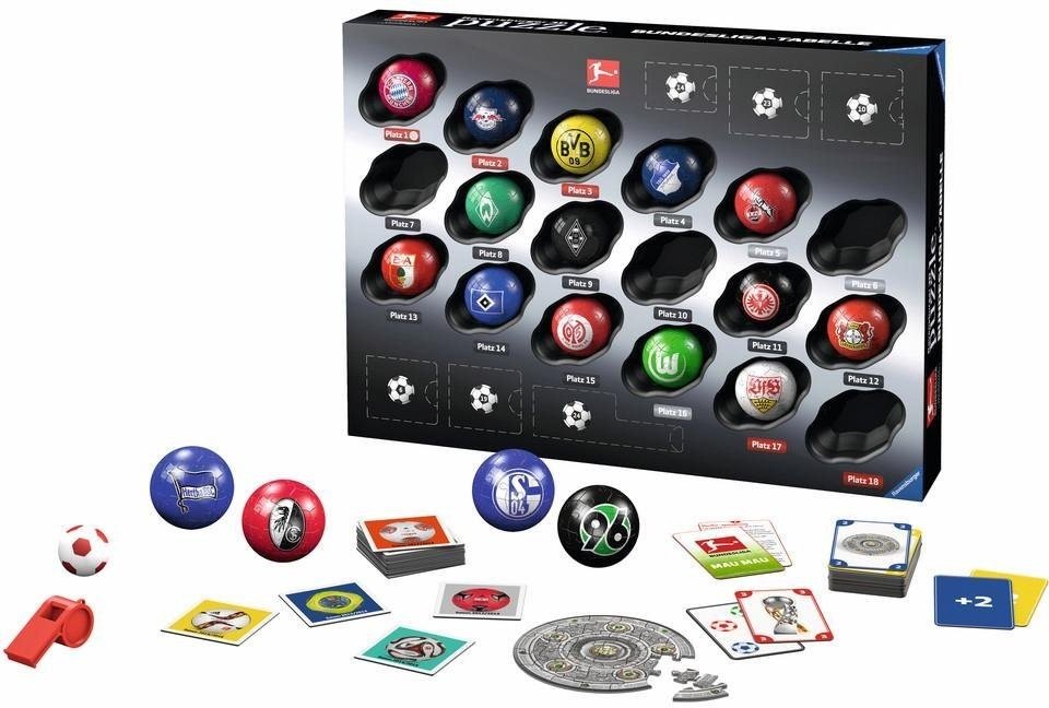 Bundesliga Adventskalender für 15€ - 3D Puzzle-Kalender mit Tabelle