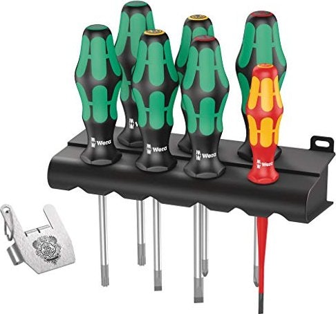 Wera Kraftform 7 Heavy Metal für 22€ - 8-teiliges Schraubendreher-Set inkl. Rack
