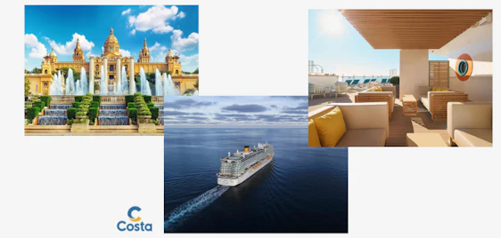 Leinen los mit 300€ Rabatt 🚢 Westliches Mittelmeer Kreuzfahrt mit Costa für 479€/Person 🌊