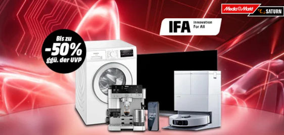 IFA Deals bei Media Markt Saturn 🤑☕ z.B. Ninja Luxe Café Premier Plus Kaffeevollautomat für 399€ (statt: 500€)