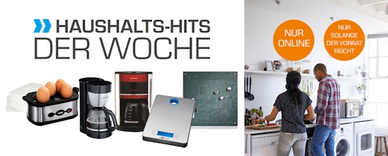 Haushalts-Hits der Woche bei Saturn - z.B. Clatronic digitale Küchenwaage für 10€