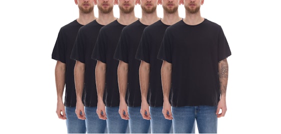 3er Pack Puma T-Shirts für 34€ - Basic Rundhals-Shirts aus 100% Baumwolle in schwarz