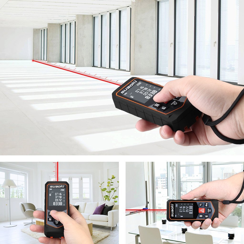 40m Laser-Entfernungsmesser mit Touchscreen/Bluetooth APP für 15,99€ statt 31,99€​